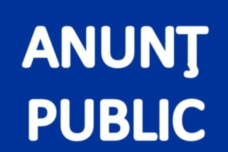 Anunt concurs recrutare 
